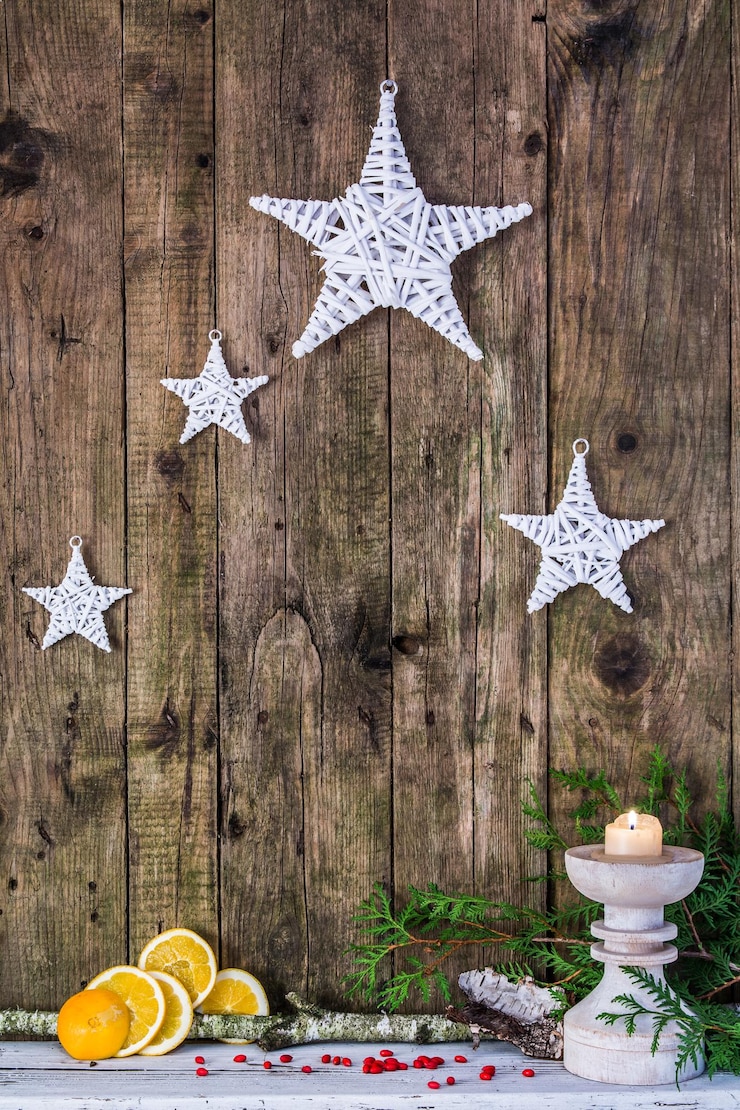Foto nahaufnahme der weihnachtsdekoration