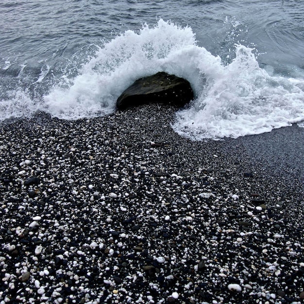 Foto nahaufnahme der welle