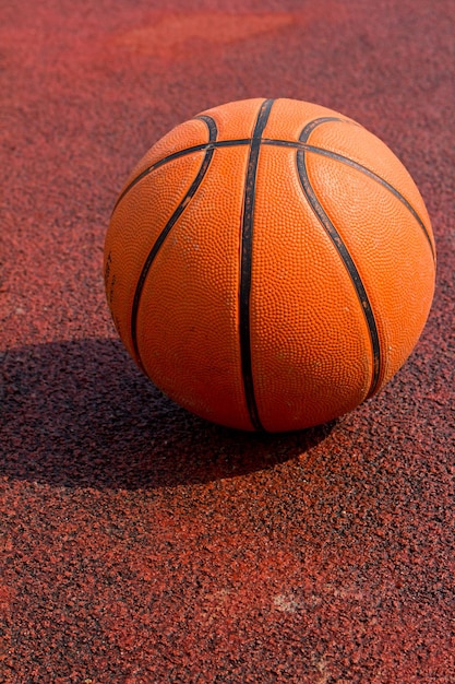 Nahaufnahme des Basketballs