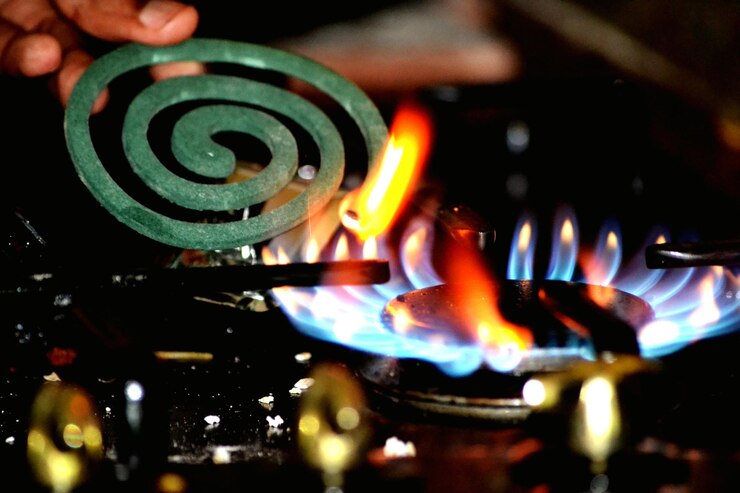 Foto nahaufnahme des feuers