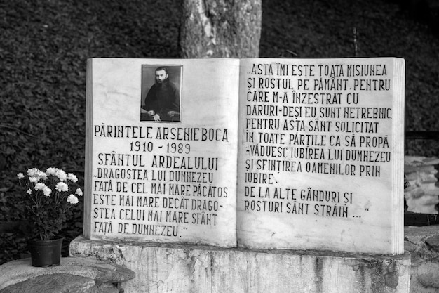 Nahaufnahme des Informationsschildes