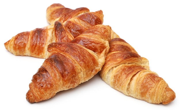 Nahaufnahme des leckeren Croissants