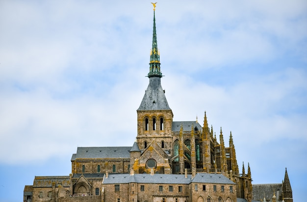 Nahaufnahme des Mont Saint Michel