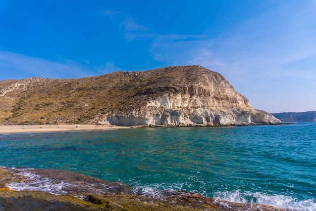 Nahaufnahme des Naturparks Cabo de Gata-Nijar in Andalusien, Spanien