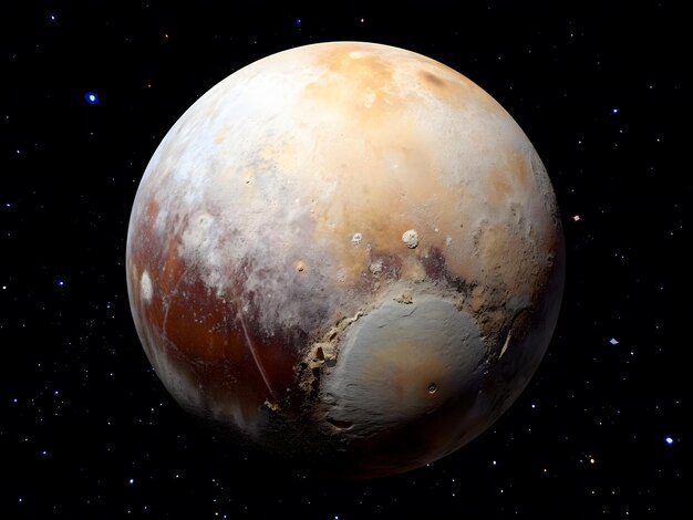 Nahaufnahme des Pluto-Planeten