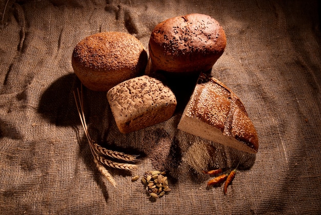 Nahaufnahme des traditionellen Brotes