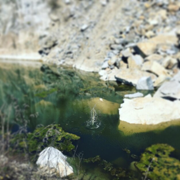 Foto nahaufnahme des wassers