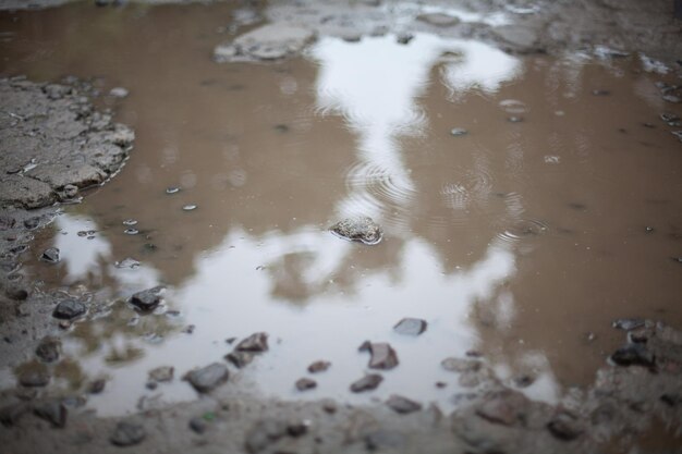 Foto nahaufnahme des wassers