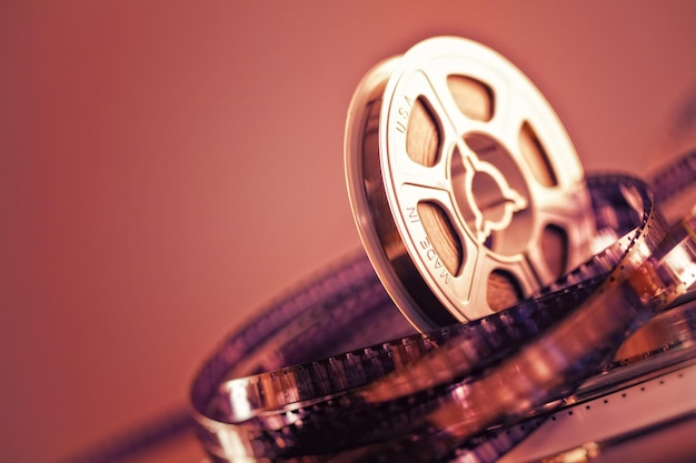 Nahaufnahme einer Filmrolle