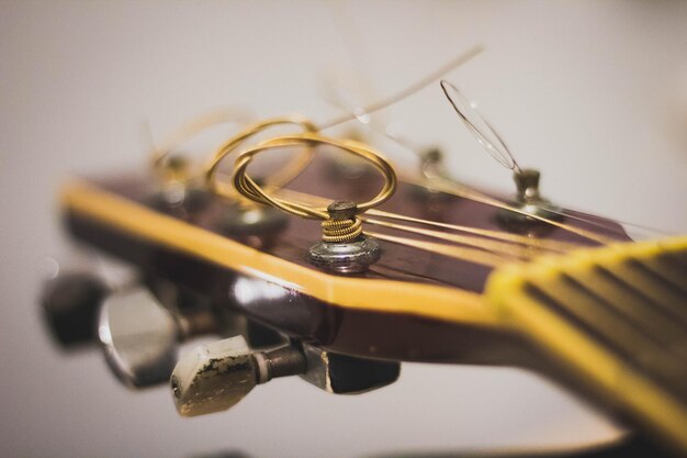 Foto nahaufnahme einer gitarre