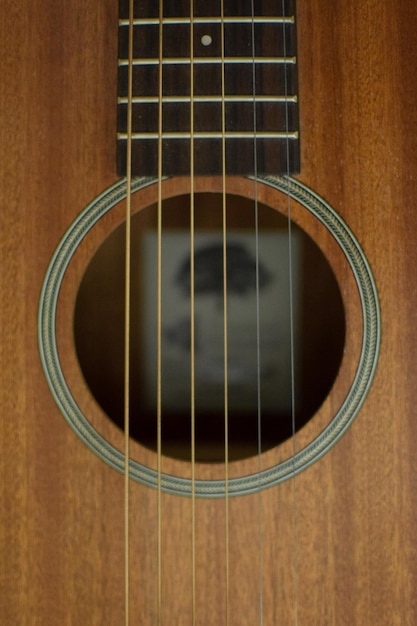 Foto nahaufnahme einer gitarre