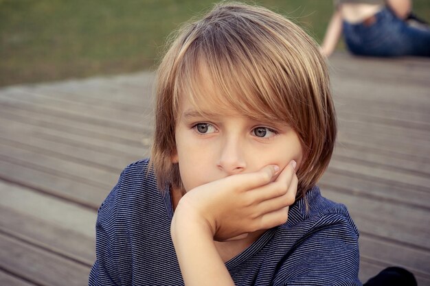 Foto nahaufnahme einer jungen frau