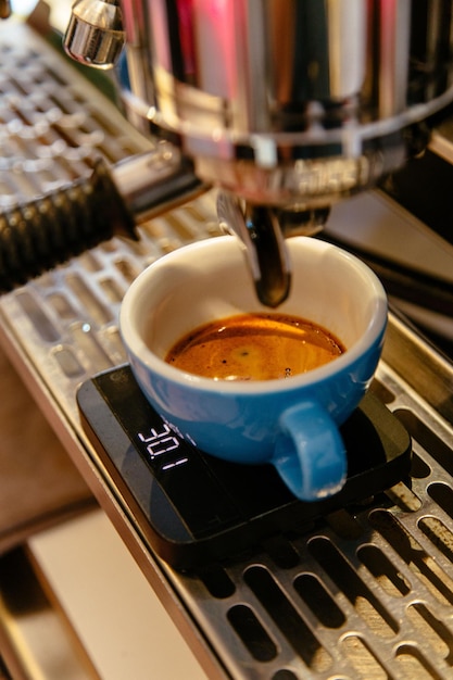 Nahaufnahme einer Kaffeetasse