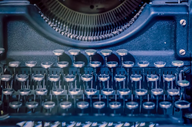 Nahaufnahme einer Schreibmaschine