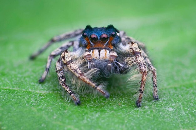 Foto nahaufnahme einer spinne