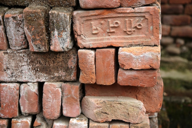 Foto nahaufnahme einer steinmauer