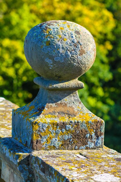 Foto nahaufnahme einer steinskulptur