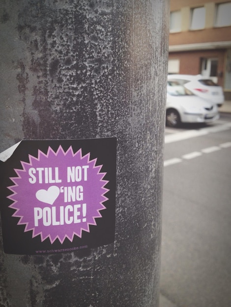 Foto nahaufnahme einer straße in der stadt