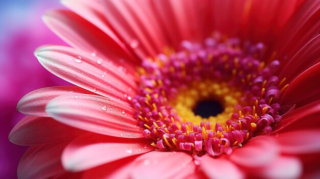 Nahaufnahme einer zarten rosa Pfingstblüte in voller Blüte auf einem dunklen Hintergrund