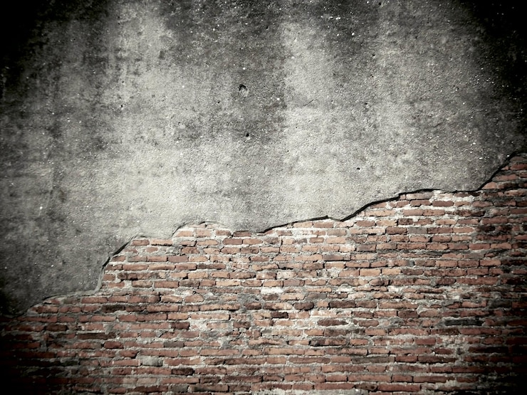 Foto nahaufnahme einer ziegelsteinmauer