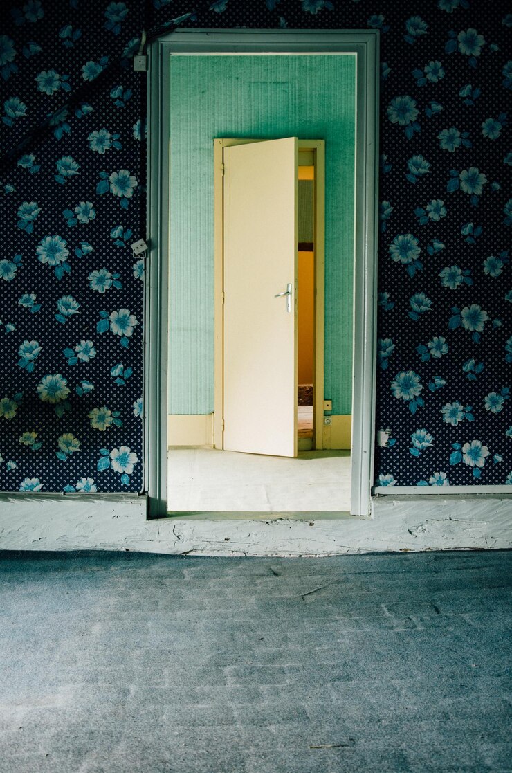 Foto nahaufnahme eines fensters des hauses