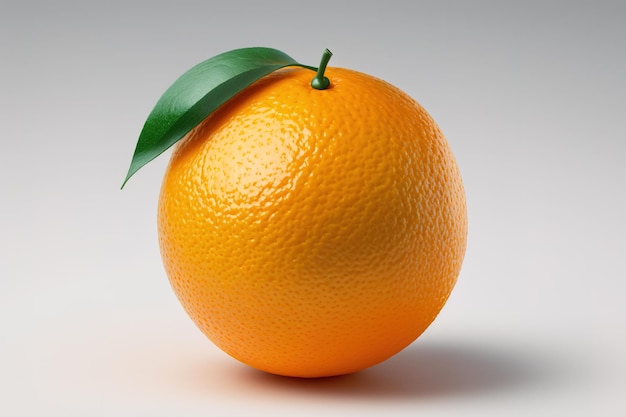Nahaufnahme eines frischen, ganzen Orangen-Zitrusfrüchte-Isolats