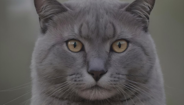 Foto nahaufnahme eines katzenporträts