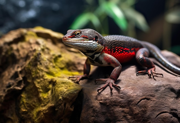 Nahaufnahme eines Olivenbaums auf einem Felsen in Indonesien