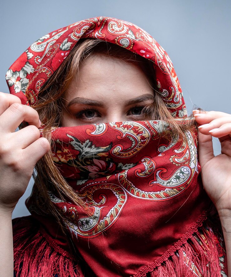 Foto nahaufnahme eines portraits einer frau