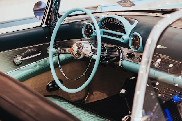 Nahaufnahme eines Vintage-Autos