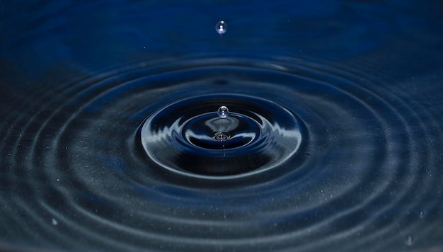 Nahaufnahme eines Wassertropfes