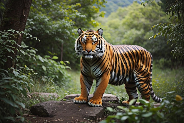 Nahaufnahme Porträt eines sibirischen Tigers