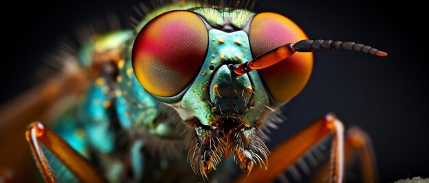 Nahaufnahme und persönliche Makrofotografie von Insekten