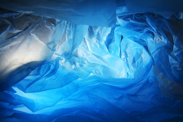 Nahaufnahme von blauem Eis