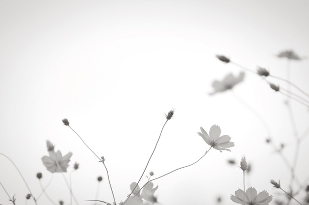 Foto nahaufnahme von blumen, die gegen den himmel blühen