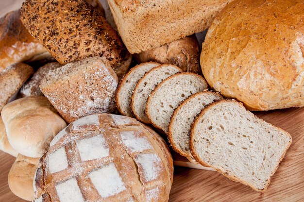 Foto nahaufnahme von brot