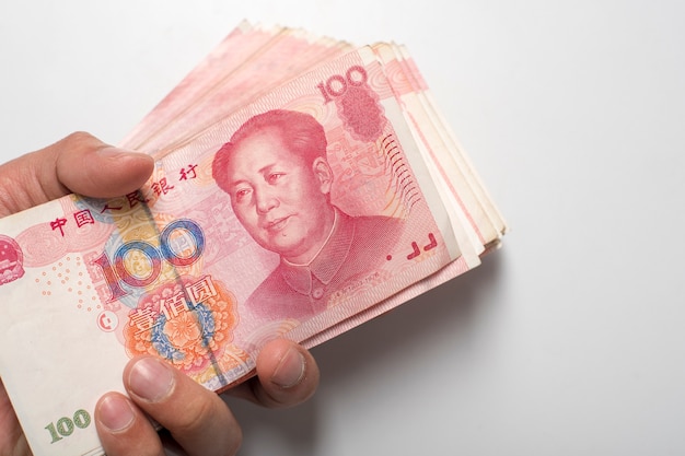 Nahaufnahme von China Geld