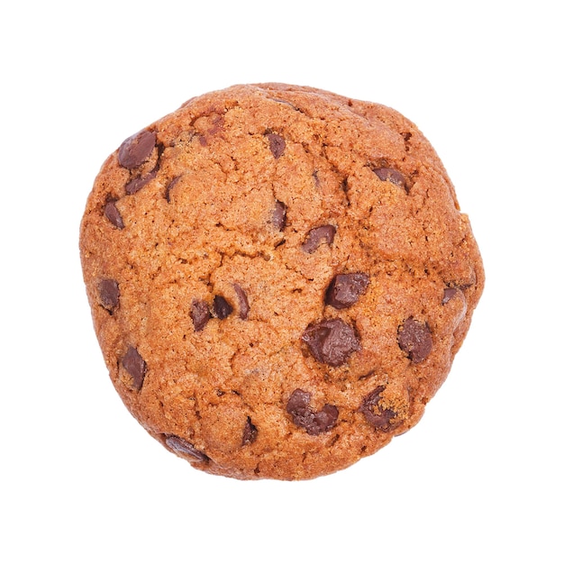 Nahaufnahme von Cookies auf weißem Hintergrund