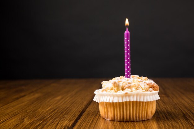 Foto nahaufnahme von cupcakes auf dem kuchen