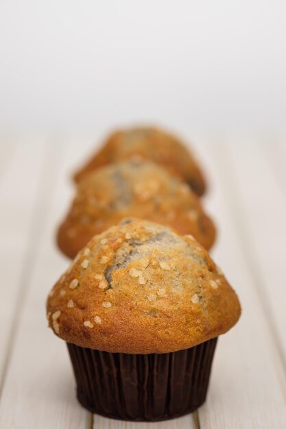Nahaufnahme von Cupcakes auf dem Tisch