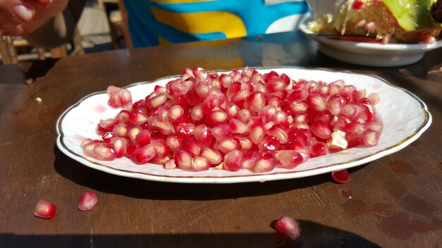 Foto nahaufnahme von erdbeeren in einer schüssel