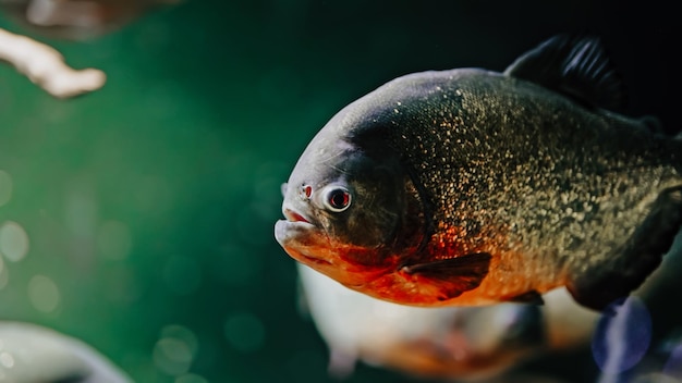 Foto nahaufnahme von fischen im wasser