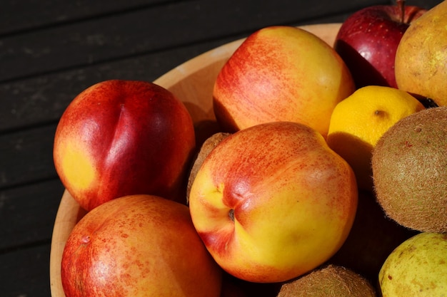 Nahaufnahme von frischen Früchten