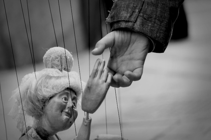 Foto nahaufnahme von hand in hand