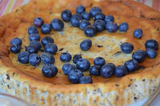 Foto nahaufnahme von himbeeren