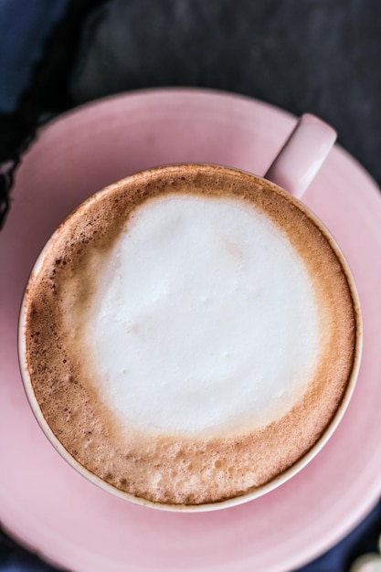 Foto nahaufnahme von kaffee auf dem tisch