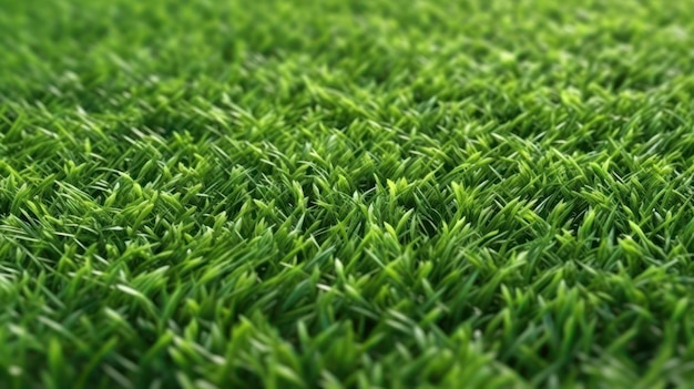 Nahaufnahme von künstlichem grünem Gras