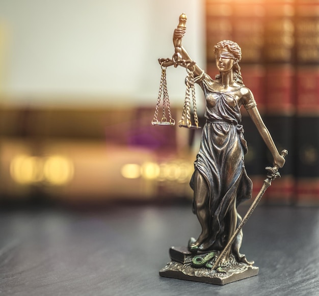 Nahaufnahme von Lady Justice