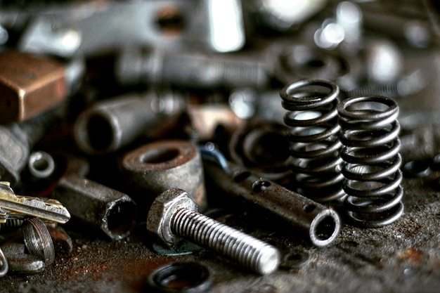 Nahaufnahme von Metallgeräten