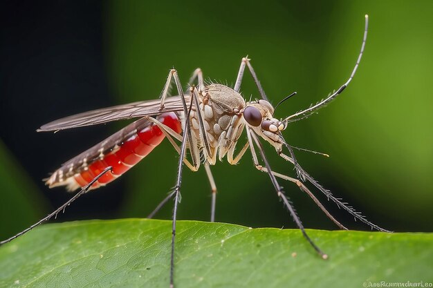 Nahaufnahme von Mücken in der Natur